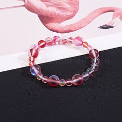 3 fili di perline sintetiche in pietra di luna&nbsp;G-SZ0001-82