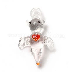 Manuelle Bunte Malerei Anhänger & Charms&nbsp;LAMP-G156-02