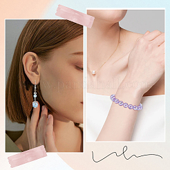 5 couleurs perles acryliques transparentes&nbsp;MACR-PA0001-03C-01