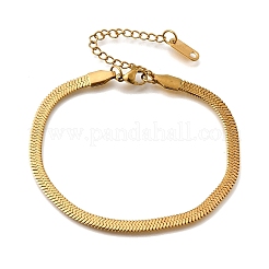 Bracelets à chaîne serpent en acier inoxydable 304 pour femmes&nbsp;BJEW-P395-02G-06