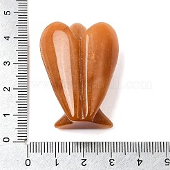 Engelsfigur aus natürlichem rotem Aventurin&nbsp;DJEW-N006-01A-35