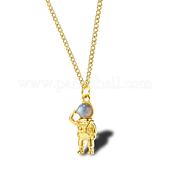 Colliers pendentifs astronautes en acier inoxydable 304 à la mode pour un usage quotidien&nbsp;YQ9634-2