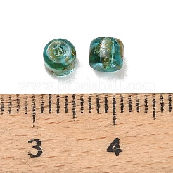Picasso-GlasZylinderförmig-Saatperlen&nbsp;GLAA-C044-01E
