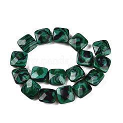 Perline malachite fili sintetici&nbsp;G-T138-162