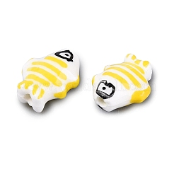 Perles en porcelaine manuelles&nbsp;PORC-Q007-09A