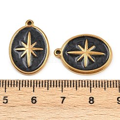 Pendentifs en acier inoxydable 304 émaillés&nbsp;STAS-I352-05G-03