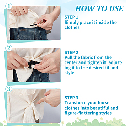 6 Stück versteckte T-Shirt-Clips aus Silikon für Damen&nbsp;AJEW-WH0696-179