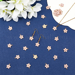 30pcs pendentifs en émail en alliage plaqué or clair&nbsp;ENAM-SC0006-75A