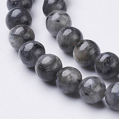 Brins de perles de larvikite naturelles&nbsp;X-GSR6mmC128