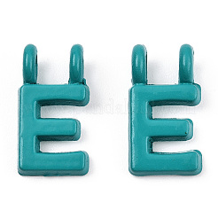 Placage de crémaillère en alliage peint par pulvérisation Pendentifs à 2 boucle&nbsp;PALLOY-N176-01E