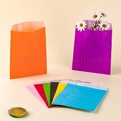 80pcs 8 Farben umweltfreundliche Kraftpapiertüten&nbsp;CARB-LS0001-03