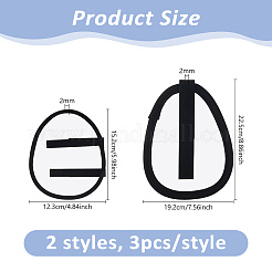 6 bolsa de almacenamiento de señuelos de pesca transparente de PVC de 2 estilos&nbsp;AJEW-DC0004-40