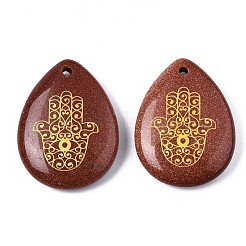 Synthetischen Goldstone-Anhänger&nbsp;G-T122-73J
