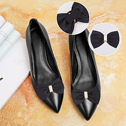 2 Satz 2 Farben Polyester-Schuhdekoration mit Schleife&nbsp;FIND-PH0010-25