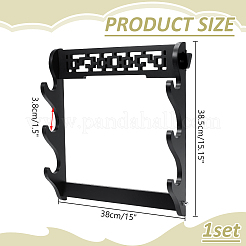 Soporte de pared para cuchillo y espada de MDF&nbsp;OFST-WH0011-05