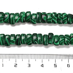 Synthetik Malachit Perlen Stränge&nbsp;G-Q167-B21-01