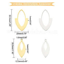 16 pendentif en acier inoxydable de style 201&nbsp;STAS-DC0002-77