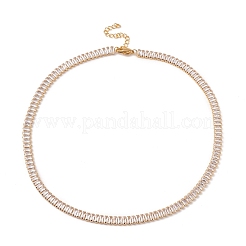 Tennishalsketten aus Zirkonia&nbsp;NJEW-G017-01D-G