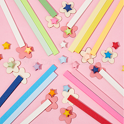 4 Farben Glücksstern-Origami-Papier&nbsp;DIY-SC0027-23