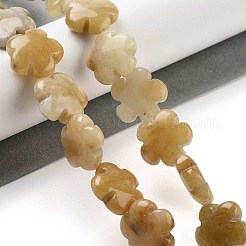 Natürlichen Topas Jade Perlen Stränge&nbsp;G-F769-J01-01