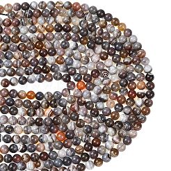 Natur Botswana Achat Perlen Stränge&nbsp;G-G453-A01-8mm
