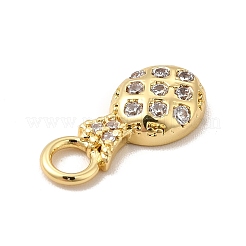 Micro Pave Bijoux de zircone cubique en laiton de placage en râtelier&nbsp;KK-P230-15G
