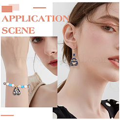 24 pièces 4 styles de pendentifs en alliage d'émail&nbsp;ENAM-SC0004-94G