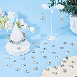 80 pz charms in lega stile tibetano&nbsp;TIBEP-SC0003-52