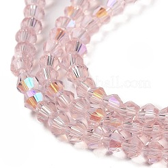 Trasparenti perle di vetro placca fili&nbsp;EGLA-A039-T4mm-L26