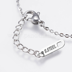 Anlaufgeschützte Gliederarmbänder aus Edelstahl 304&nbsp;BJEW-F311-02P