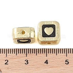 Lega di placcatura a cremagliera con perline acriliche&nbsp;FIND-B037-01G-06