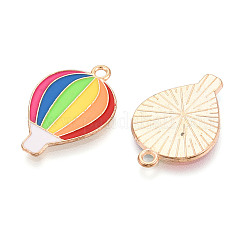 Regenbogenfarbene Pride-Emaille-Anhänger aus Legierung&nbsp;ENAM-K067-11