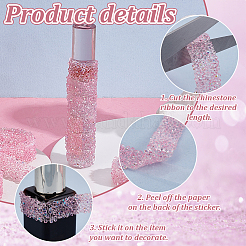 Glitzer Harz Hotfix Strass&nbsp;DIY-WH0622-452C
