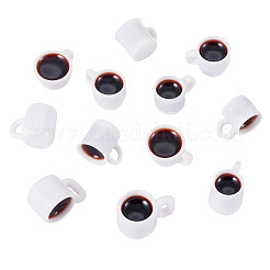 24 stücke 6 arten harz puppenhaus miniatur kaffee&nbsp;DIY-TA0012-81