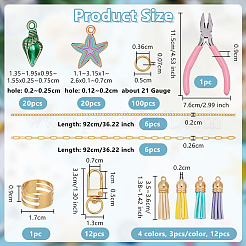 Kit fai da te per realizzare cordini&nbsp;DIY-OC0014-98