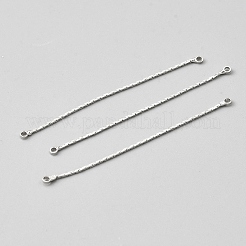 Breloques de connecteur de chaîne en laiton&nbsp;KK-WH0100-025P