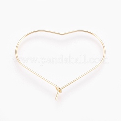 Orecchini a cerchio in ottone&nbsp;X-KK-S340-38G