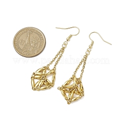 Crochets de boucles d'oreilles en acier inoxydable 304 avec plateau&nbsp;EJEW-JE06135-01