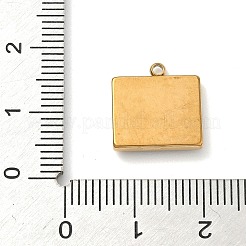 Breloques en émail en acier inoxydable 304&nbsp;LS-STAS-I359-02G-04