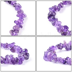 Saint Valentin pour les amoureux des idées puces améthyste étendent bracelets&nbsp;X-BJEW-JB01308-03