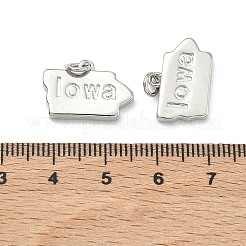 Pendentifs en laiton&nbsp;KK-D229-22L-P
