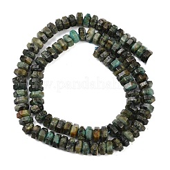 Natürliche afrikanische türkis (jasper) perlen stränge&nbsp;G-G317-A23-3X6MM