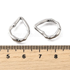 Anneaux de porte à ressort irréguliers en laiton&nbsp;KK-U072-43A-P