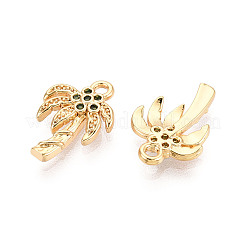 Pendentifs en laiton zircon cubique pavé&nbsp;KK-T074-97B-G