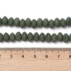 Synthetische Lavasteinperlenstränge&nbsp;G-B087-02A-04