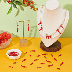 50pcs 3 styles de pendentifs en émail en alliage&nbsp;ENAM-PH0003-02