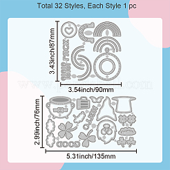 Saint Patrick's Day Stanzschablonen aus Kohlenstoffstahl&nbsp;DIY-WH0309-1558
