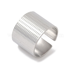 Anneaux de manchette ouverts en acier inoxydable 304&nbsp;RJEW-A079-01D-P