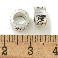 Tibetische Stil Legierung Großlochperlen&nbsp;FIND-U015-23AS