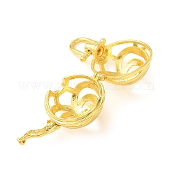 Pendentifs de cage en laiton&nbsp;KK-CBA8ACD-01G-C